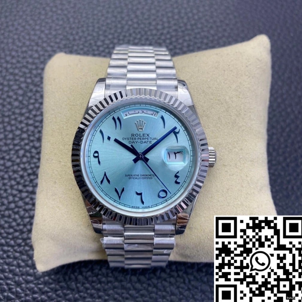 Dial Factory Ice Middle Day Date East Customization BP Blue Rolex 0310